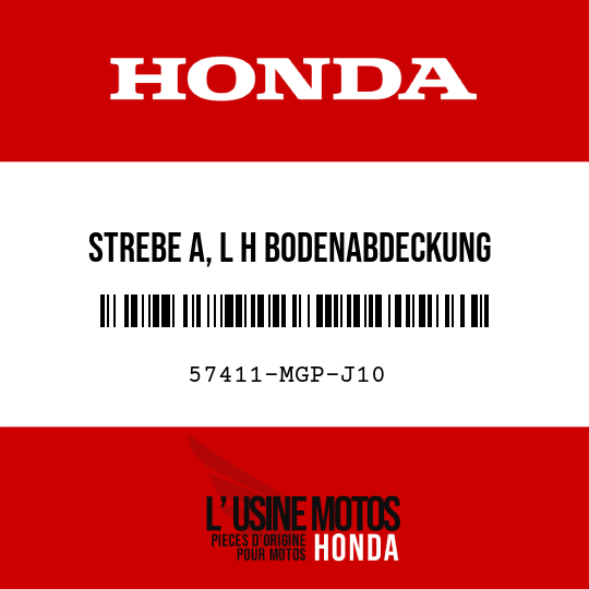 image de 57411-MGP-J10 STREBE A, L H BODENABDECKUNG