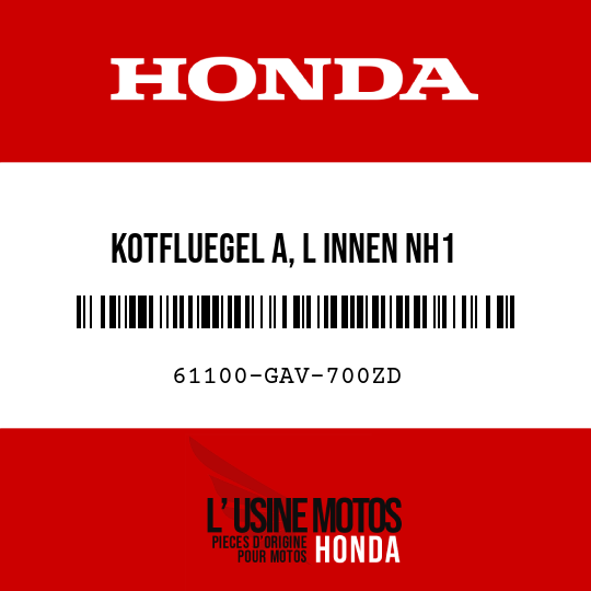 image de 61100-GAV-700ZD KOTFLUEGEL A, L INNEN NH1 