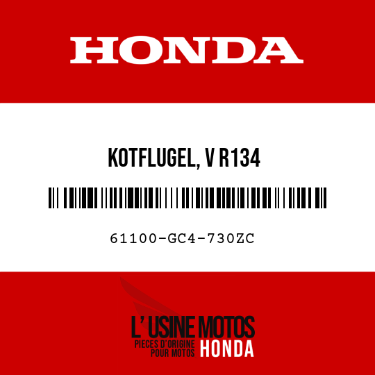 image de 61100-GC4-730ZC KOTFLUGEL, V R134 