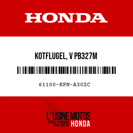 image de 61100-KPN-A30ZC KOTFLUGEL, V PB327M