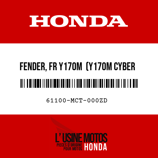 image de 61100-MCT-000ZD FENDER, FR Y170M  (Y170M CYBER GOLD)