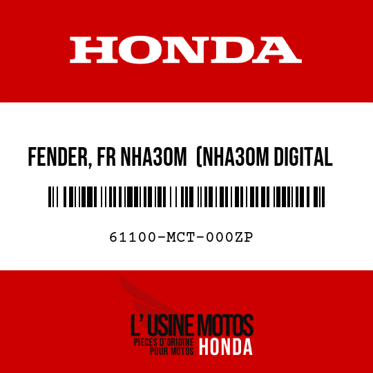 image de 61100-MCT-000ZP FENDER, FR NHA30M  (NHA30M DIGITAL SILVER METALLIC)