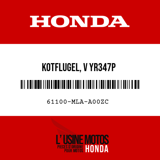 image de 61100-MLA-A00ZC KOTFLUGEL, V YR347P