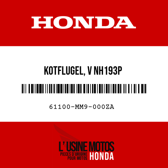 image de 61100-MM9-000ZA KOTFLUGEL, V NH193P 
