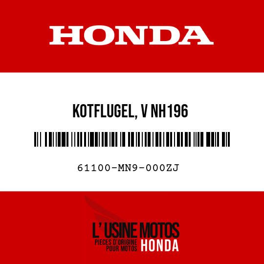 image de 61100-MN9-000ZJ KOTFLUGEL, V NH196 