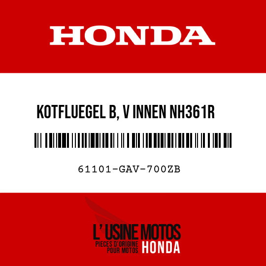 image de 61101-GAV-700ZB KOTFLUEGEL B, V INNEN NH361R  (NH361R RUTH-GRAU)