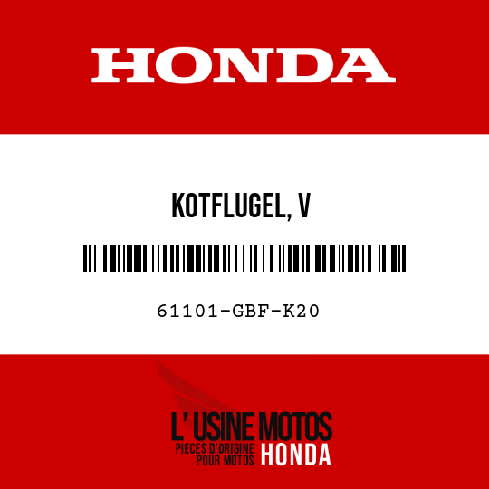 image de 61101-GBF-K20 KOTFLUGEL, V