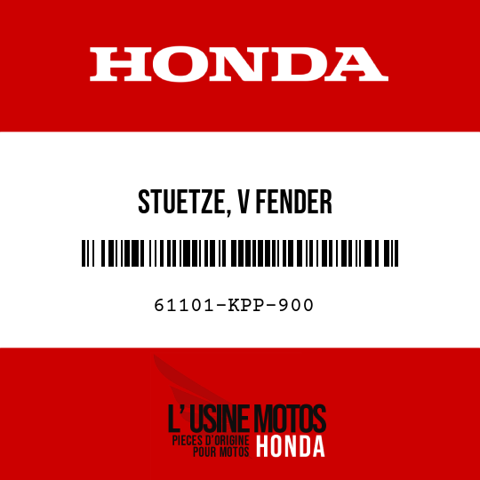 image de 61101-KPP-900 STUETZE, V FENDER