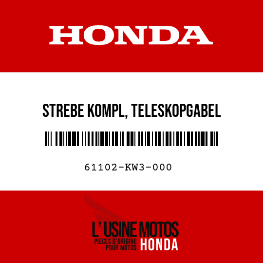 image de 61102-KW3-000 STREBE KOMPL, TELESKOPGABEL