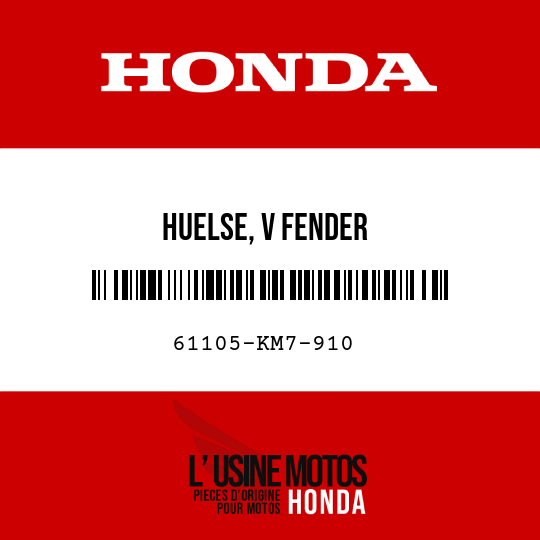 image de 61105-KM7-910 HUELSE, V FENDER