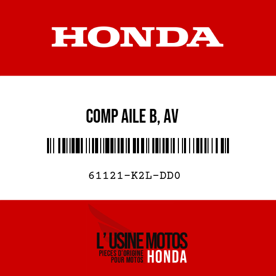 image de 61121-K2L-DD0 COMP AILE B, AV