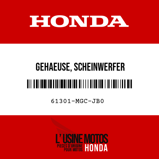 image de 61301-MGC-JB0 GEHAEUSE, SCHEINWERFER