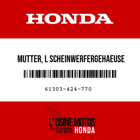 image de 61303-424-770 MUTTER, L SCHEINWERFERGEHAEUSE