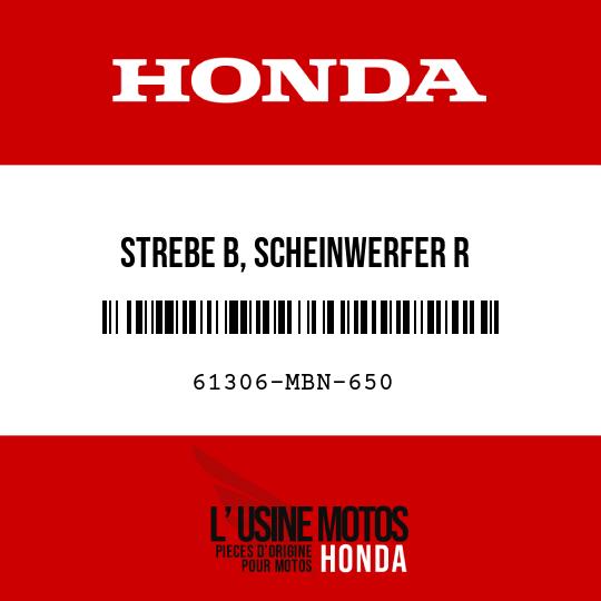 image de 61306-MBN-650 STREBE B, SCHEINWERFER R