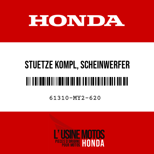 image de 61310-MY2-620 STUETZE KOMPL, SCHEINWERFER
