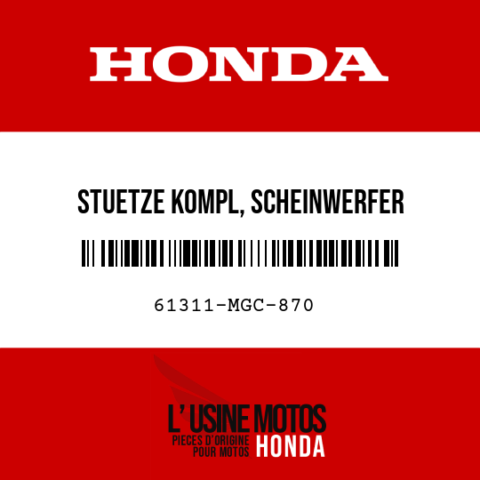 image de 61311-MGC-870 STUETZE KOMPL, SCHEINWERFER