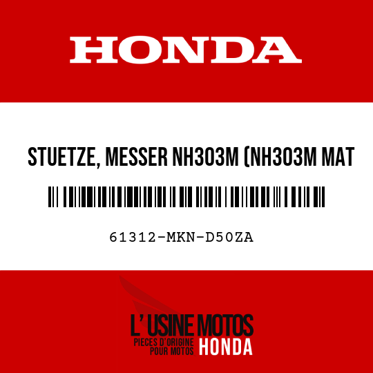 image de 61312-MKN-D50ZA STUETZE, MESSER NH303M (NH303M MAT AXIS, GRAU-METALLIC)