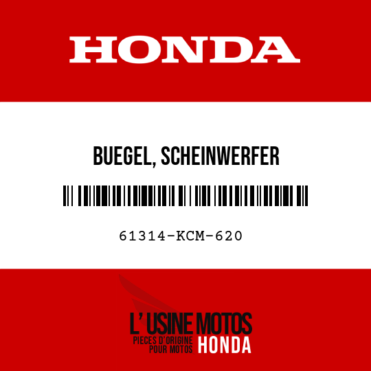 image de 61314-KCM-620 BUEGEL, SCHEINWERFER