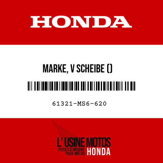 image de 61321-MS6-620 MARKE, V SCHEIBE ()