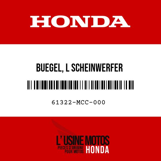 image de 61322-MCC-000 BUEGEL, L SCHEINWERFER