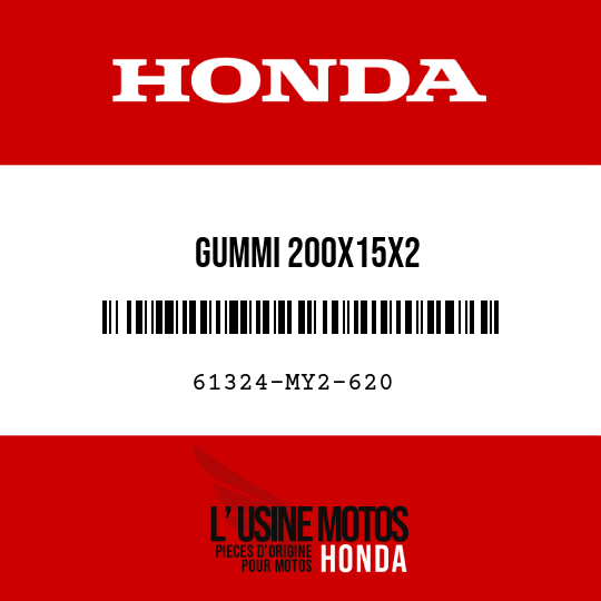 image de 61324-MY2-620 GUMMI 200X15X2