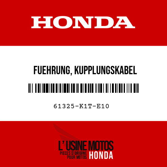 image de 61325-K1T-E10 FUEHRUNG, KUPPLUNGSKABEL