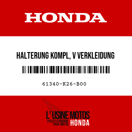 image de 61340-K26-B00 HALTERUNG KOMPL, V VERKLEIDUNG