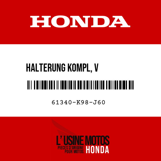 image de 61340-K98-J60 HALTERUNG KOMPL, V          VERKLEIDUNG