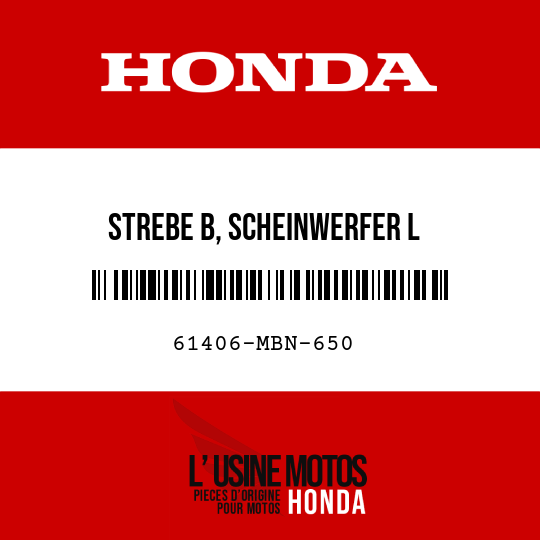 image de 61406-MBN-650 STREBE B, SCHEINWERFER L