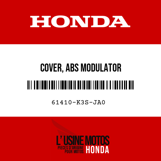 image de 61410-K3S-JA0 COVER, ABS MODULATOR
