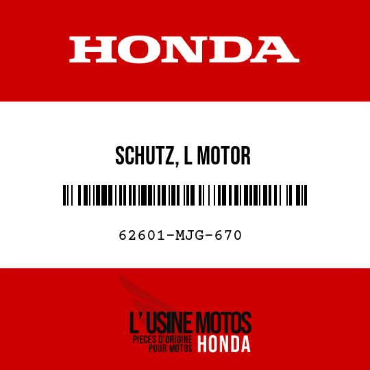 image de 62601-MJG-670 SCHUTZ, L MOTOR