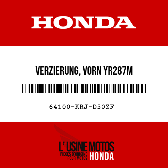 image de 64100-KRJ-D50ZF VERZIERUNG, VORN YR287M