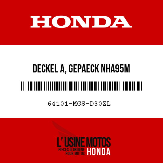 image de 64101-MGS-D30ZL DECKEL A, GEPAECK NHA95M