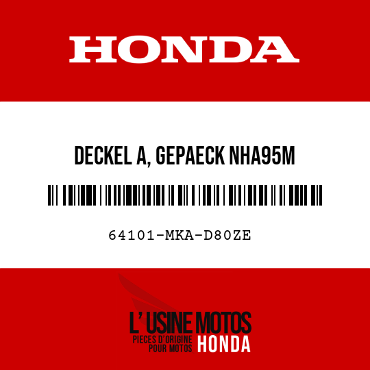 image de 64101-MKA-D80ZE DECKEL A, GEPAECK NHA95M