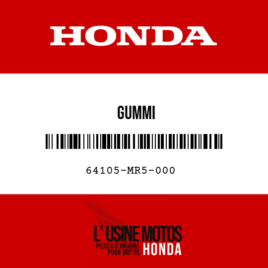 image de 64105-MR5-000 GUMMI