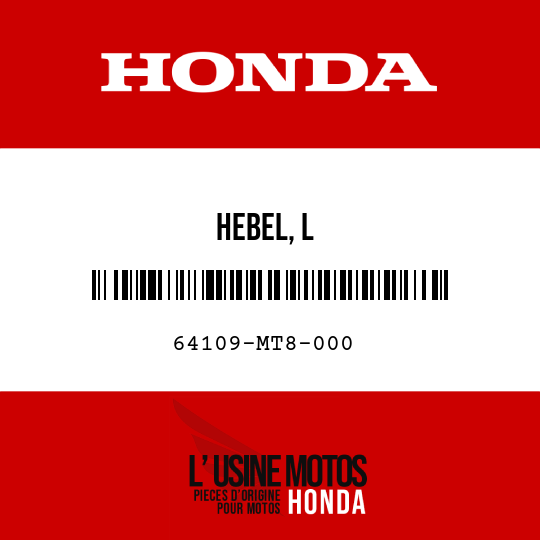 image de 64109-MT8-000 HEBEL, L
