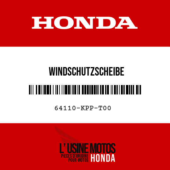 image de 64110-KPP-T00 WINDSCHUTZSCHEIBE