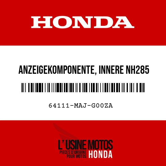 image de 64111-MAJ-G00ZA ANZEIGEKOMPONENTE, INNERE NH285 