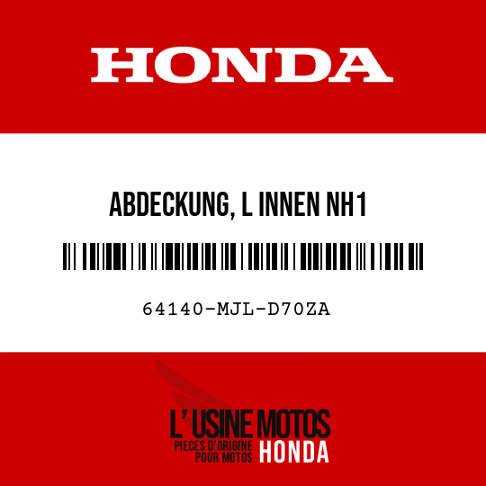 image de 64140-MJL-D70ZA ABDECKUNG, L INNEN NH1