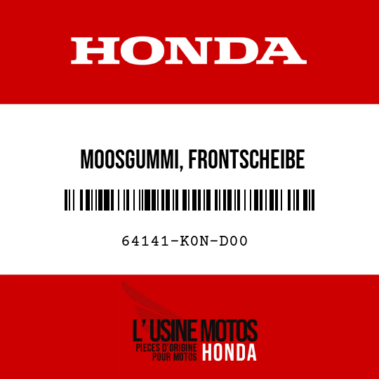 image de 64141-K0N-D00 MOOSGUMMI, FRONTSCHEIBE