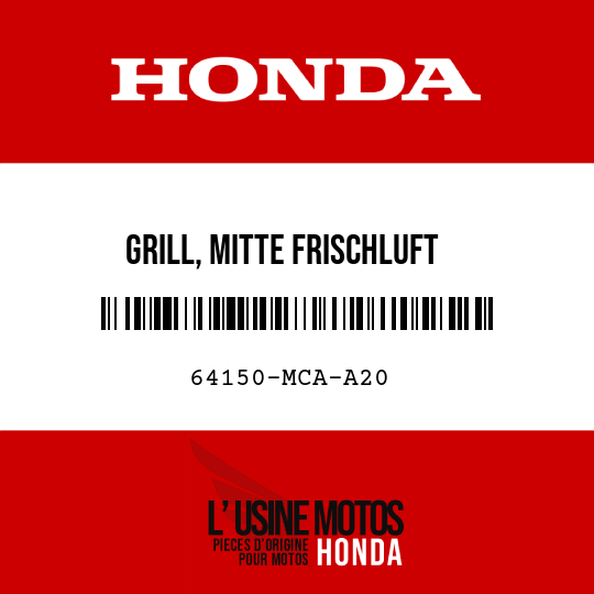 image de 64150-MCA-A20 GRILL, MITTE FRISCHLUFT