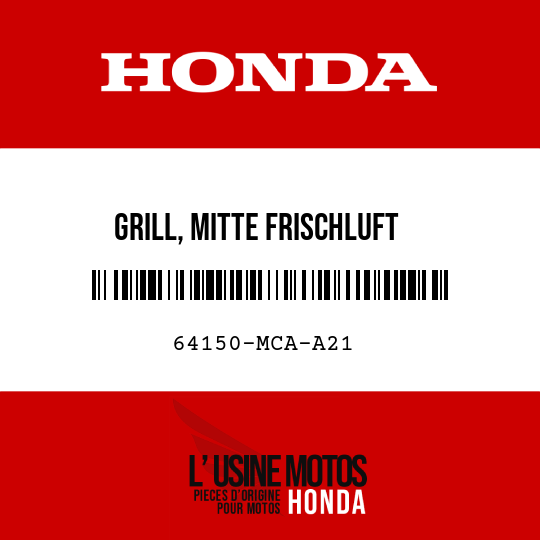 image de 64150-MCA-A21 GRILL, MITTE FRISCHLUFT