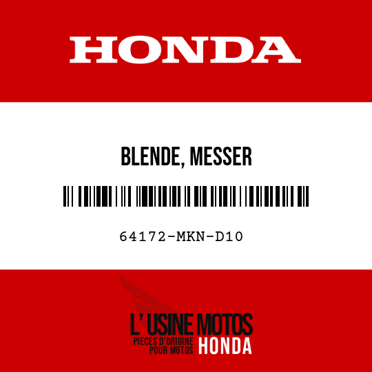 image de 64172-MKN-D10 BLENDE, MESSER
