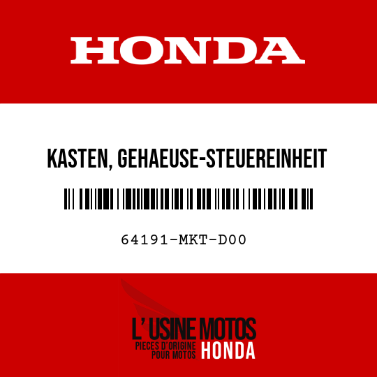 image de 64191-MKT-D00 KASTEN, GEHAEUSE-STEUEREINHEIT