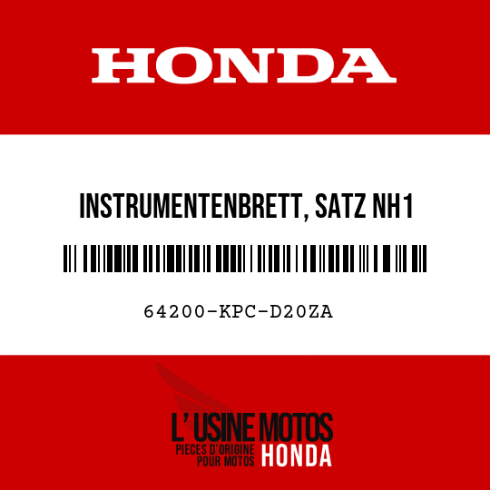image de 64200-KPC-D20ZA INSTRUMENTENBRETT, SATZ NH1 