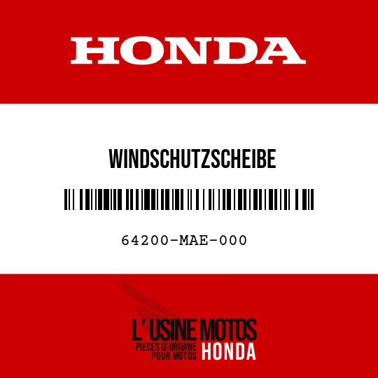 image de 64200-MAE-000 WINDSCHUTZSCHEIBE