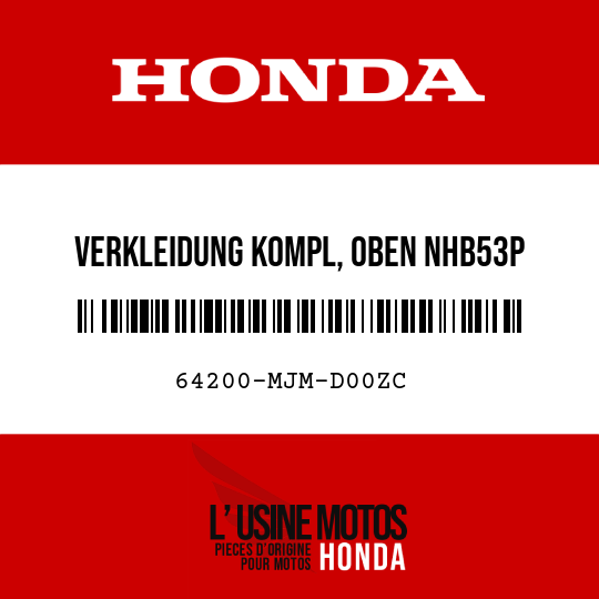 image de 64200-MJM-D00ZC VERKLEIDUNG KOMPL, OBEN NHB53P