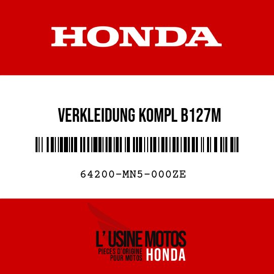 image de 64200-MN5-000ZE VERKLEIDUNG KOMPL B127M 