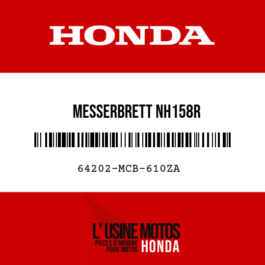 image de 64202-MCB-610ZA MESSERBRETT NH158R 
