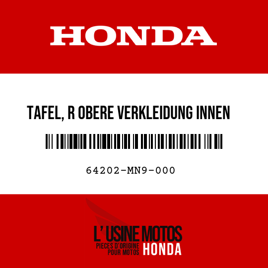 image de 64202-MN9-000 TAFEL, R OBERE VERKLEIDUNG INNEN